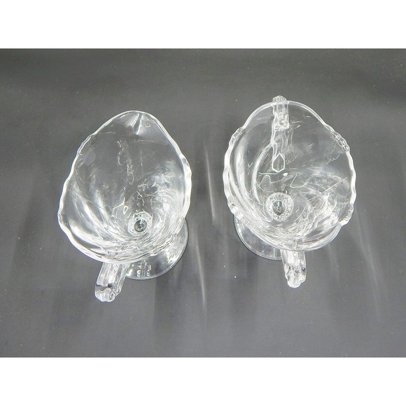 Heisey Waverly Mini Footed Individual Creamer and Open Sugar 3 Inch - Picture 5 of 8